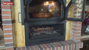 CAMINETTO Giardino Terrazza forno acciaio Focolare Braciere ROSTFREI IN GHISA NERO 