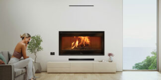 Inserto da camino a legna 5 stelle in Conto Termico Adour 1000 - Ecodesign 2022