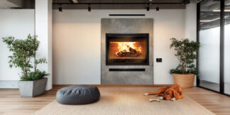 Inserto da camino a legna in Conto Termico Loire 800 - Ecodesign 2022