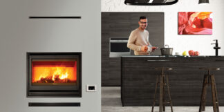 Inserto a legna ventilato e canalizzabile Baltic 800 - Ecodesign 2022
