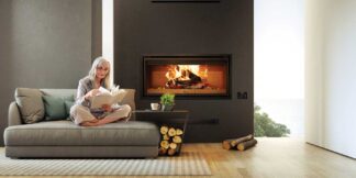 Inserto da camino a legna in Conto Termico Nive 1000 - Ecodesign 2022